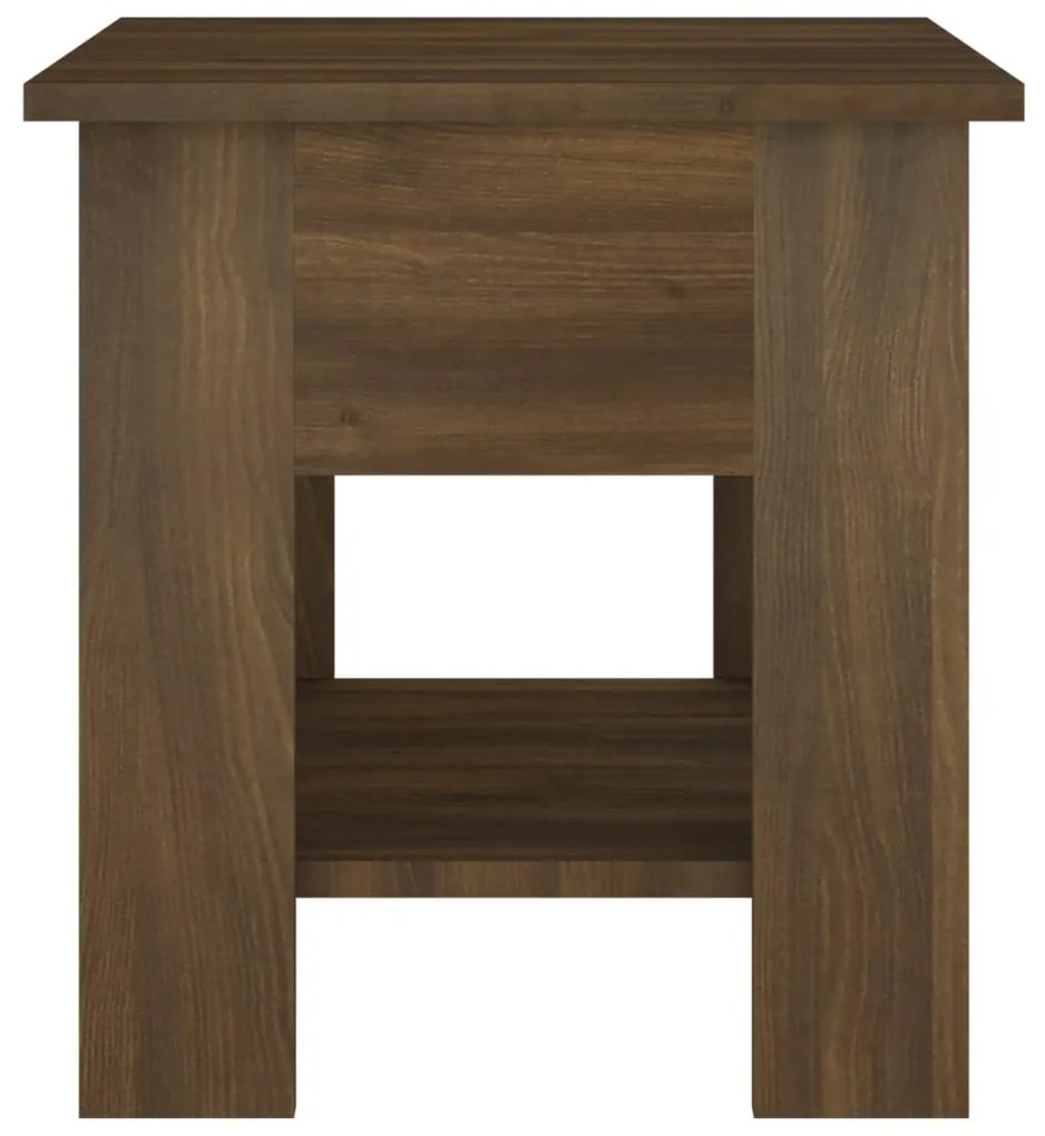 Mesa de centro derivados de madeira carvalho castanho