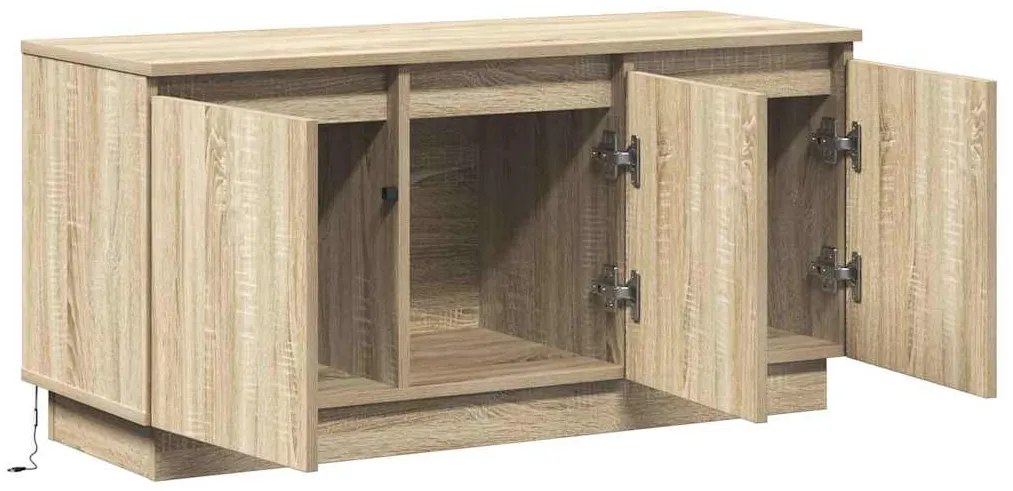 Cabinet de TV Carvalho Sonoma 100x38x49 cm Madeira de Engenharia