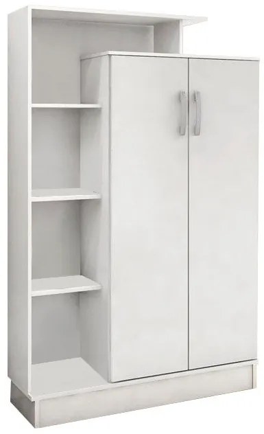 Armário Multiusos Gupse – Branco – 90 cm x 140 cm x 29,5 cm