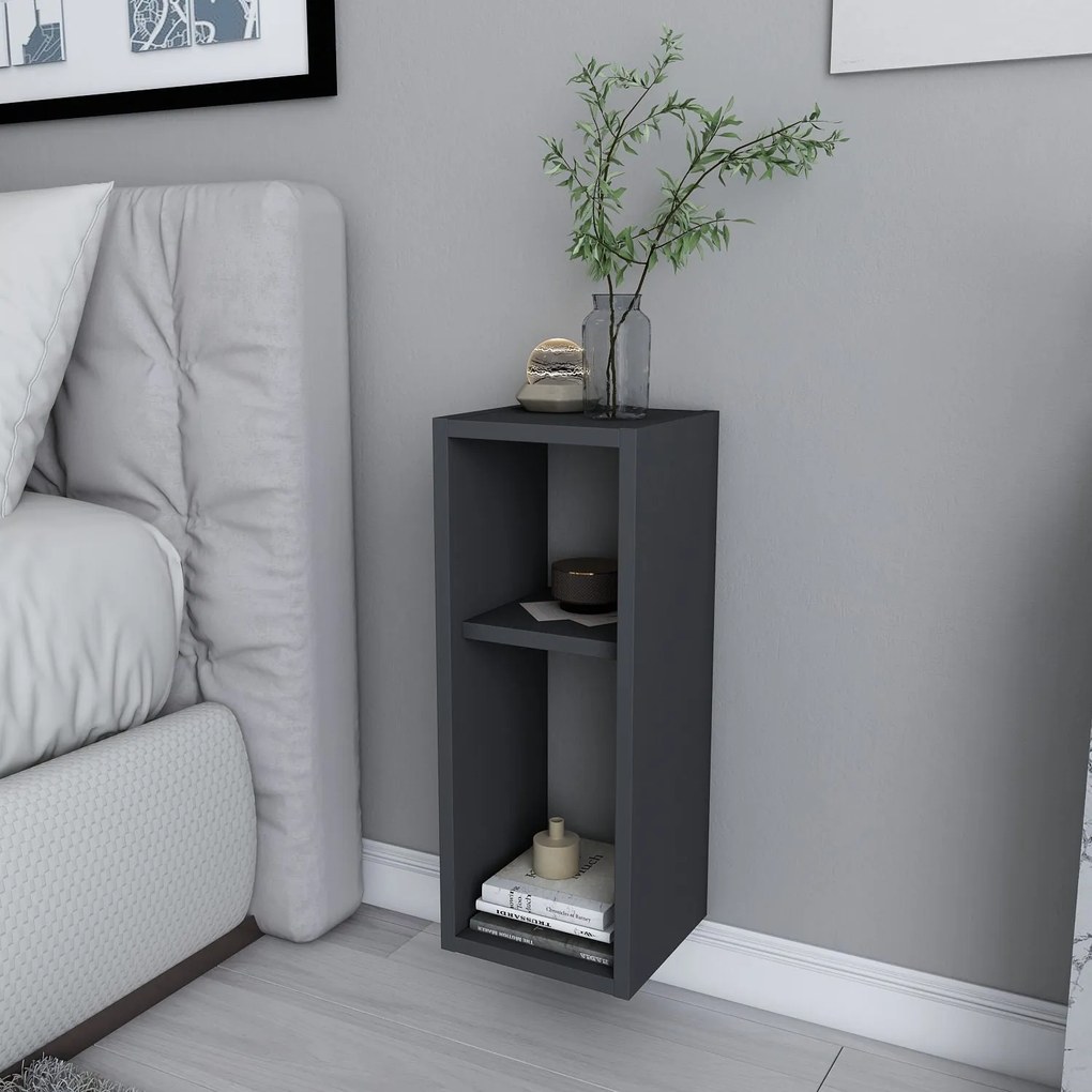 Mesa de Cabeceira Sault – Antracite – 23,2 cm x 22 cm x 59,6 cm