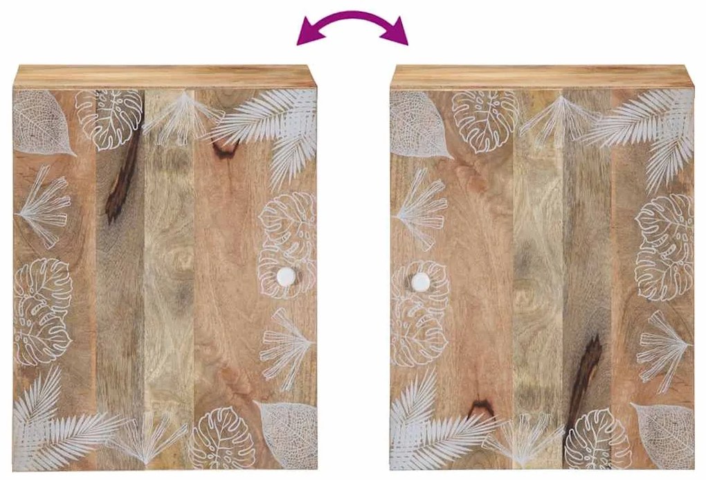 Armário suspenso para WC 38x33,5x48 cm mangueira maciça