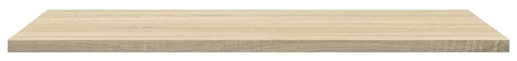Prateleiras estante 4pcs 60x30x1,5cm contraplacado cor carvalho