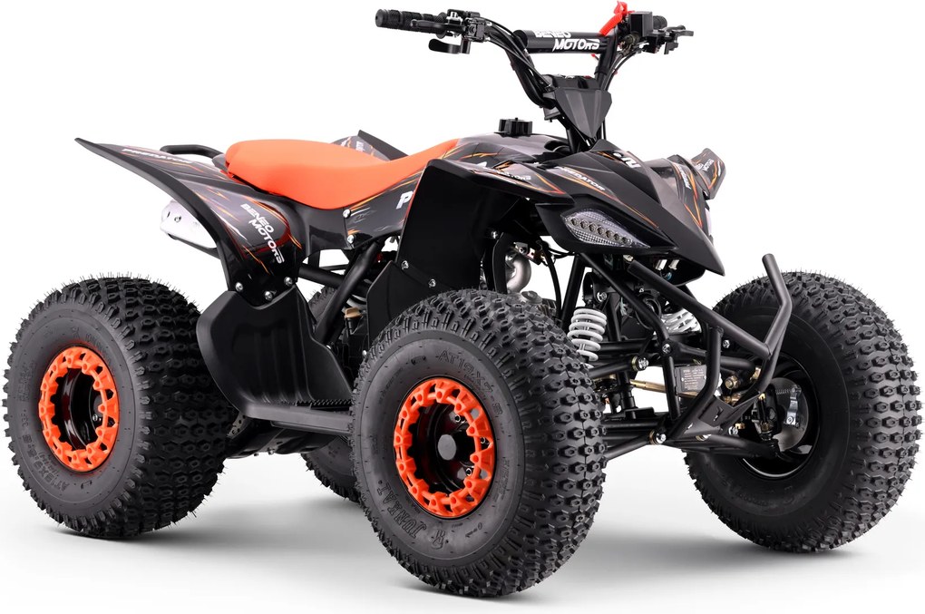 Moto 4 Crianças + 8 anos 125cc - Beneo Predator Até 55 Km/h com Limitador Laranja