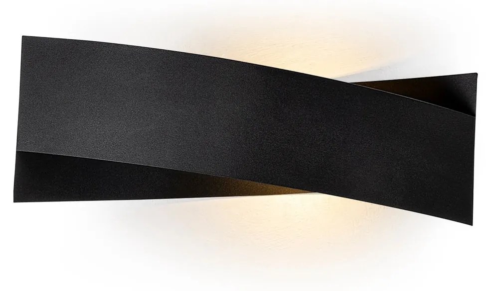 Candeeiro de Parede 7156 – Preto – 31 x 10 x 11 cm