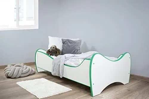 CAMA INFANTIL CRIANÇAS  OFERTA COLCHÃO ESPUMA 160 x 80 - MIDI COLOR – VERDE