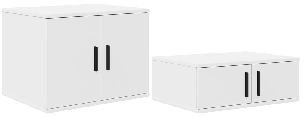 Estrutura de Cama Armazenadora Branca 80x200 cm