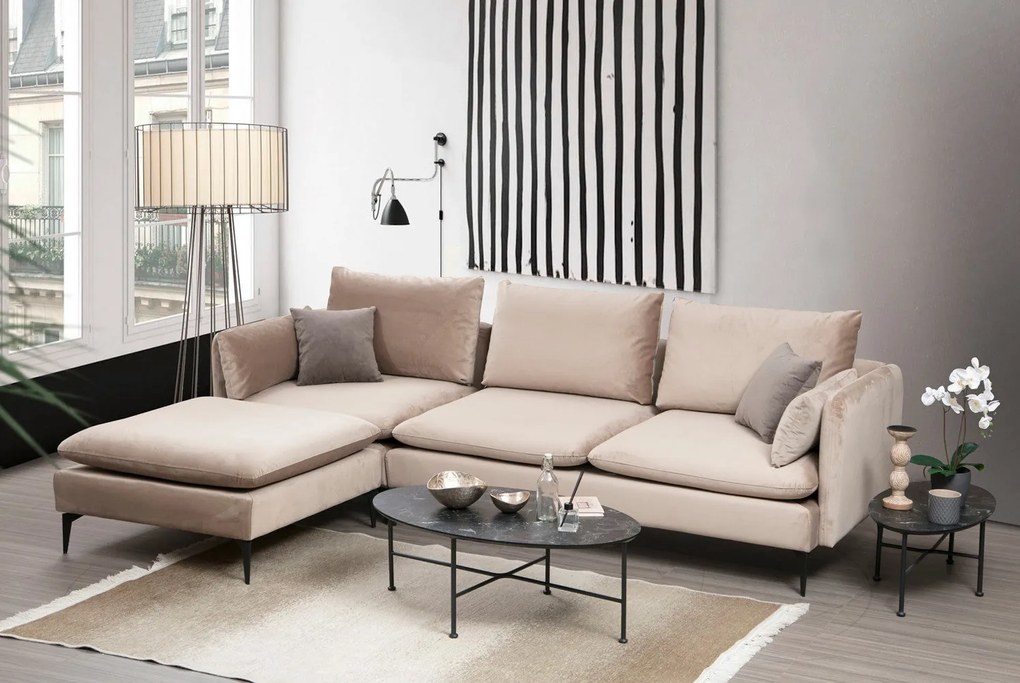 **** Sofá de Canto Felix – Bege – 289 cm x 186 cm
**