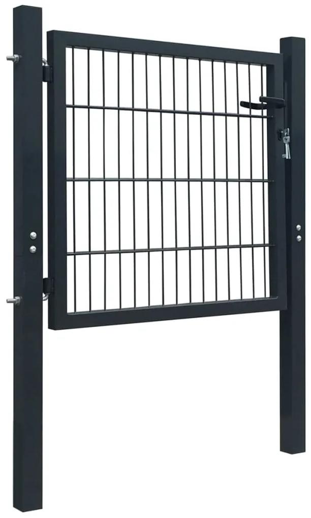 Portão de cerca (individual) 2D 106x130 cm antracite