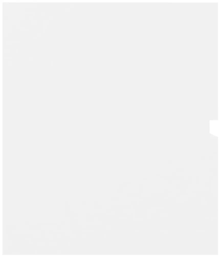 Armário de lavatório 90x38,5x45 cm derivados de madeira branco