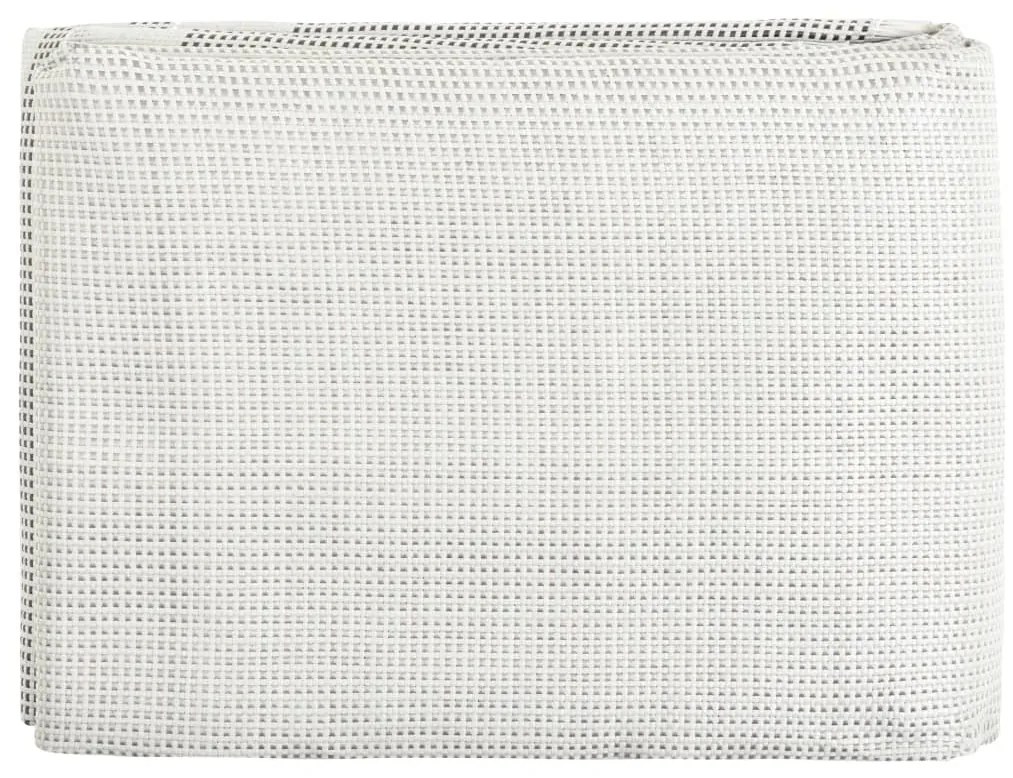 Tapete de campismo para tenda 450x300 cm cinzento