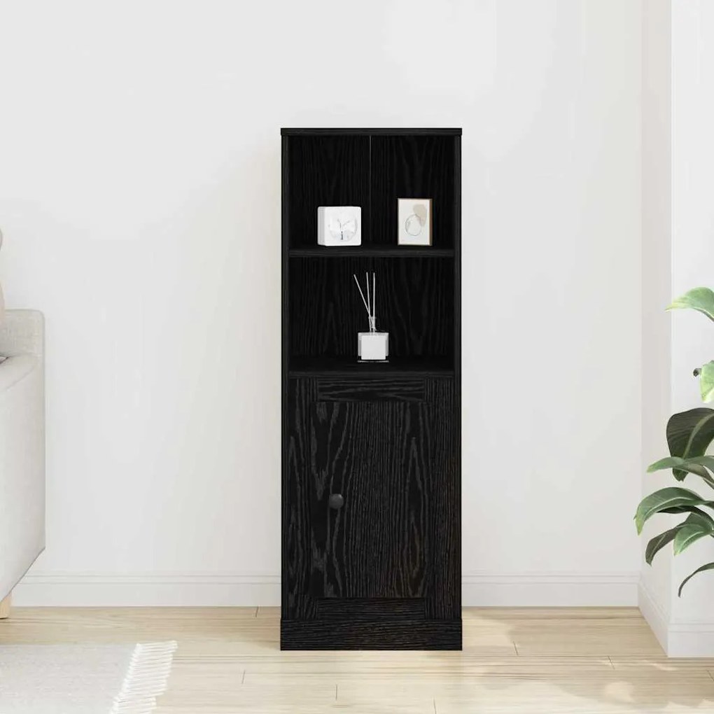 Highboard Carvalho Preto 36x35.5x103.5 cm Madeira Engenheirada