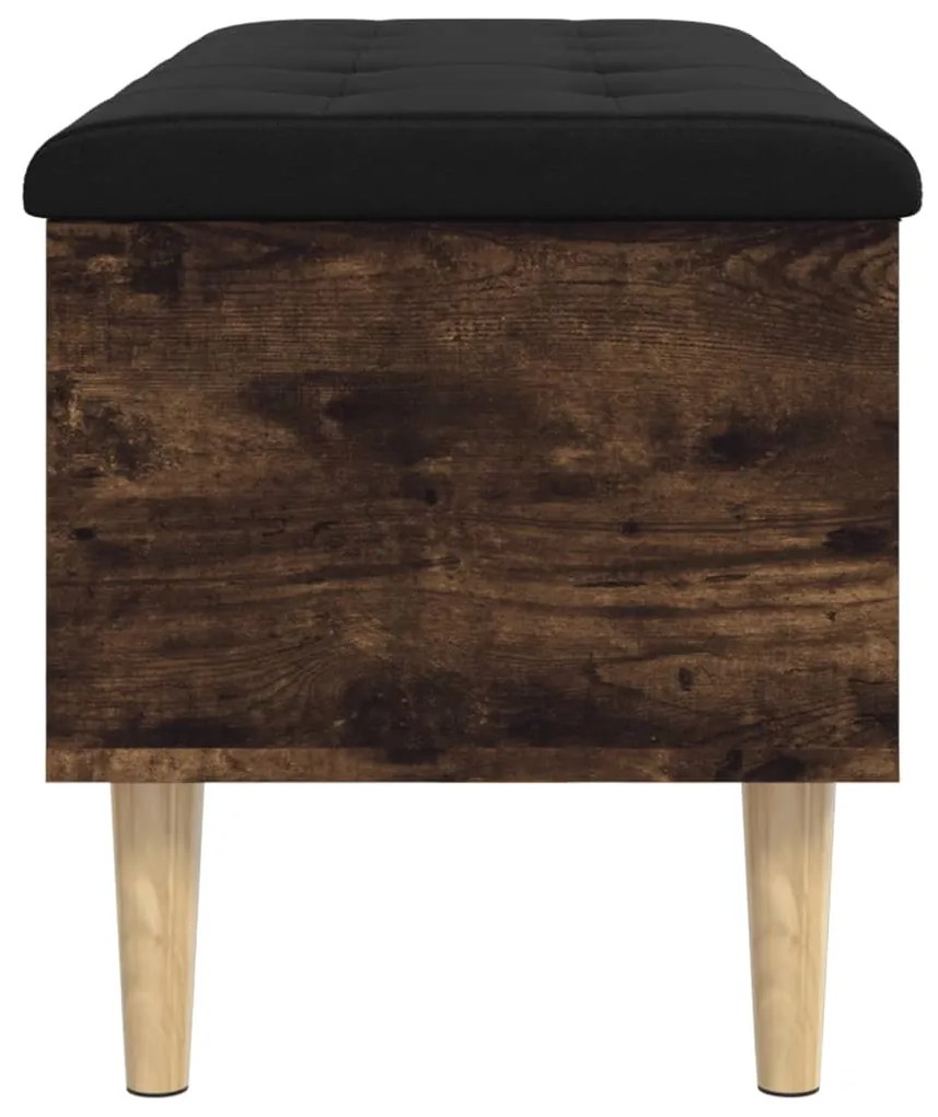 Banco arrumação 102x42x46 cm derivados madeira carvalho fumado
