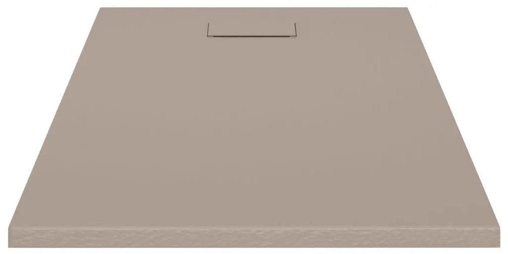 Base de chuveiro SMC 120x70 cm castanho