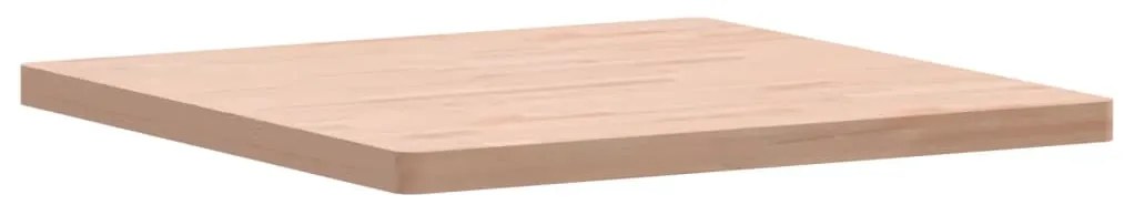 Tampo de mesa quadrado 80x80x4 cm madeira de faia maciça