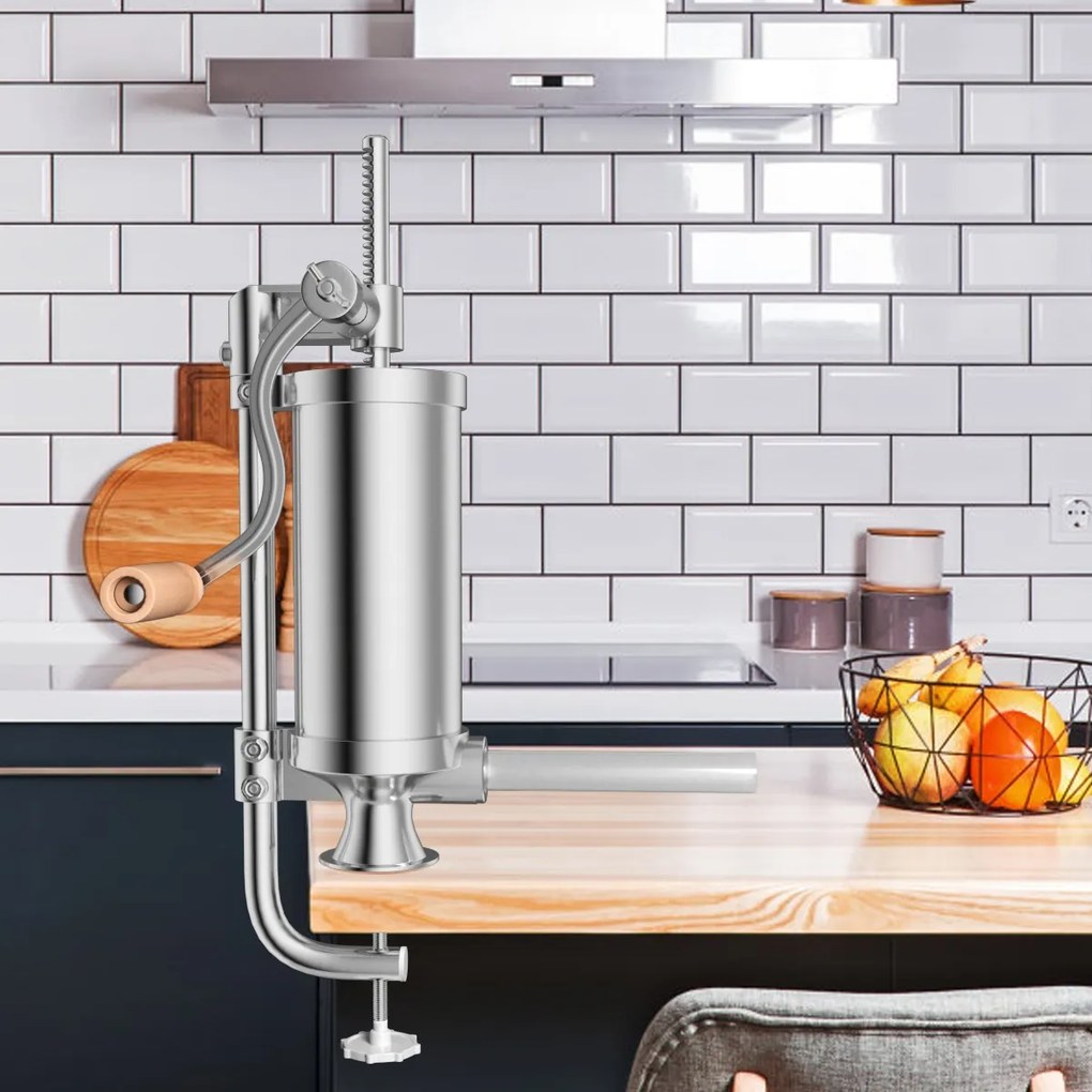 Máquina de enchimento de salsicha Máquina de enchimento de salsicha Seringa de salsicha com 4 tubos de enchimento 3L