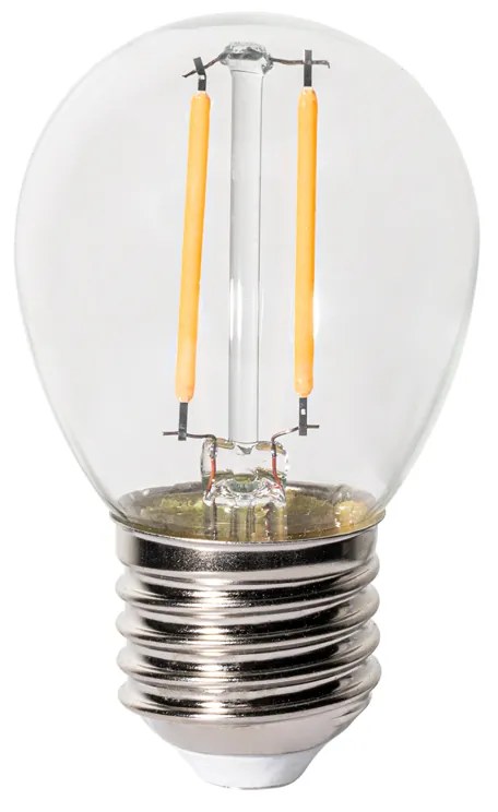 Conjunto de 5 E27 dimbare LED lamp P45 helder glas 3W 250 lm 2200K