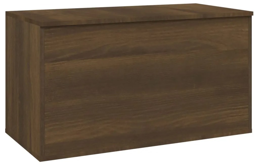 Arca arrumação 84x42x46 cm derivados madeira carvalho castanho