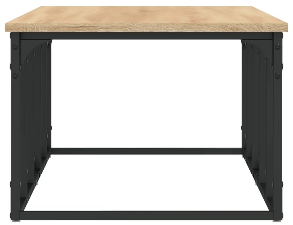 Mesa de centro 100x50x35,5 cm derivados madeira carvalho sonoma