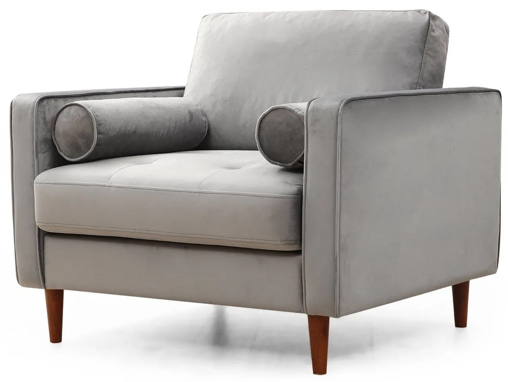 Cadeira Wing Rome – Cinza Claro – 105x85x90 cm
