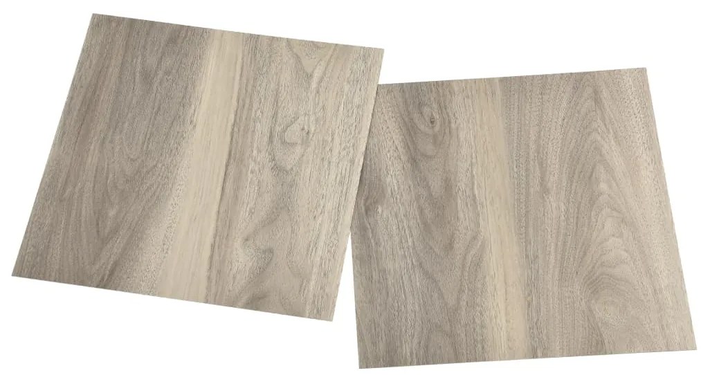 Tábuas soalho autoadesivas 55 pcs 5,11 m² PVC cinza-acastanhado