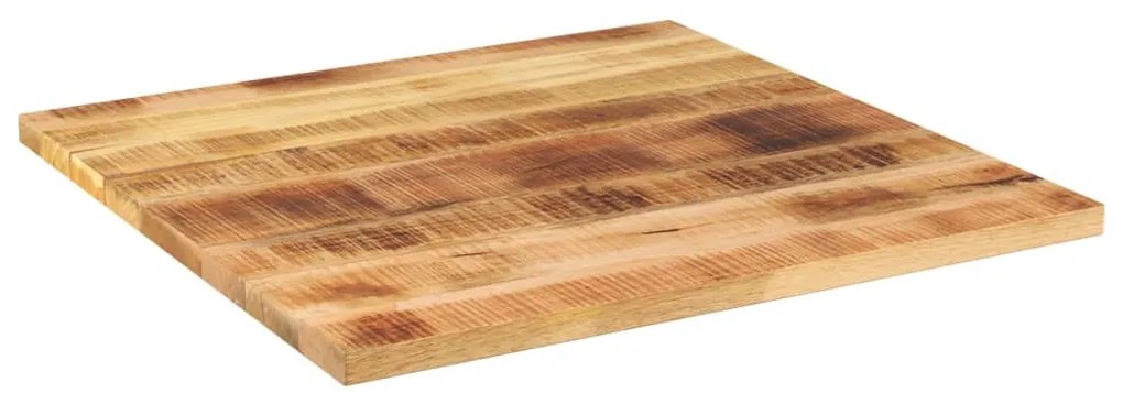 Tampo de mesa quadrado 70x70x3,8 cm mangueira áspera maciça