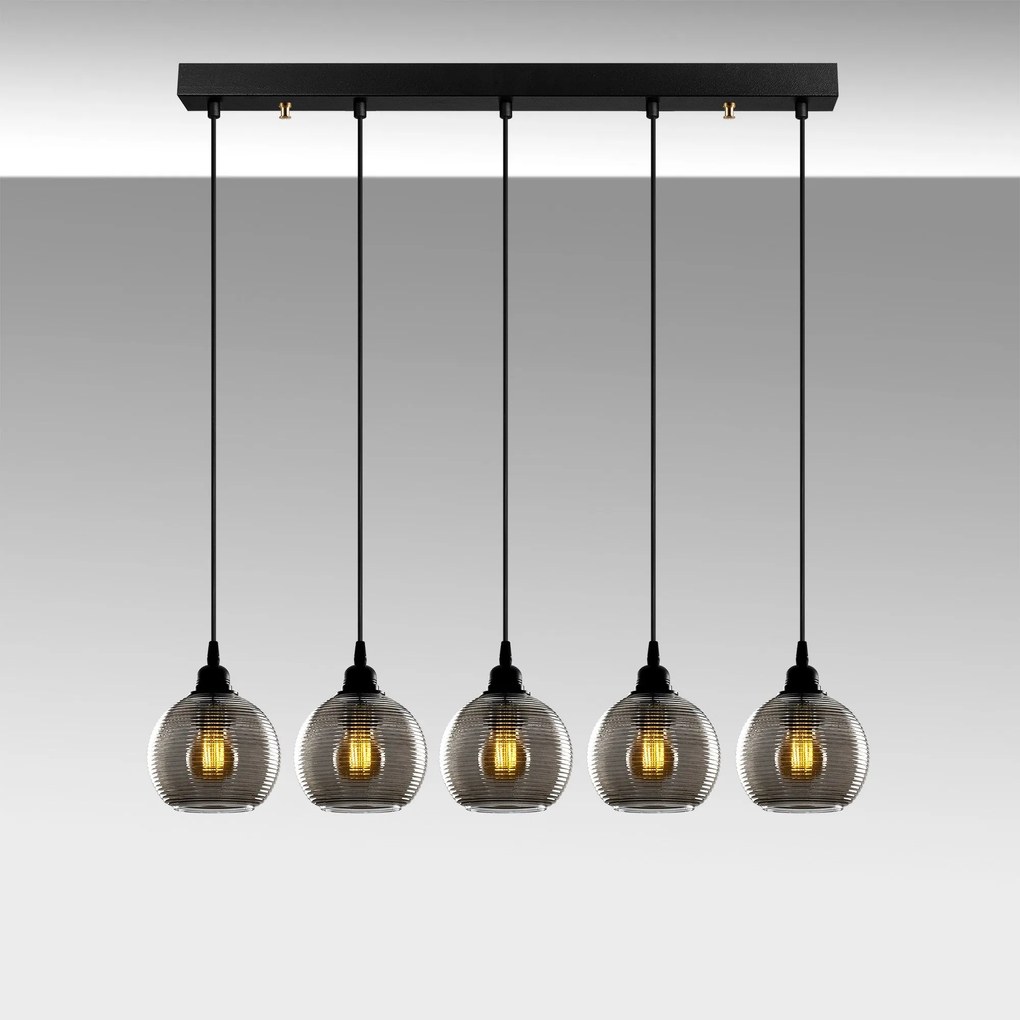 Chandelier Smoked – Fume – 85 x 85 cm