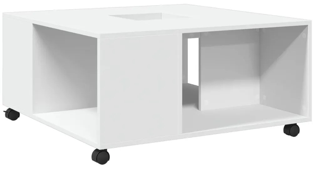 Mesa de centro 80x80x40 cm derivados de madeira branco