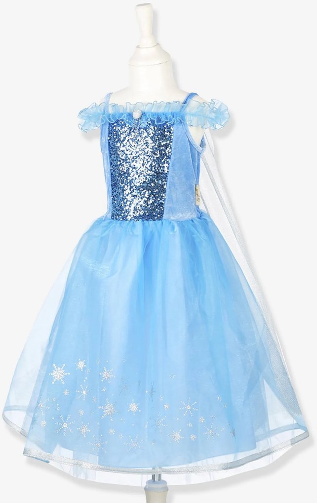 Vestido de princesa das neves SOUZA azul