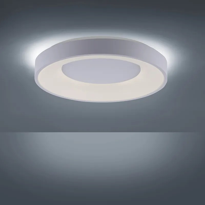 Candeeiro de tecto moderno branco LED regulável em 3 níveis - STEFFIE Moderno