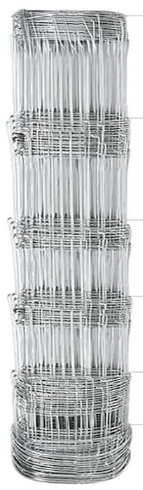 Cerca de Campo 0,8x100 m em Aço Galvanizado