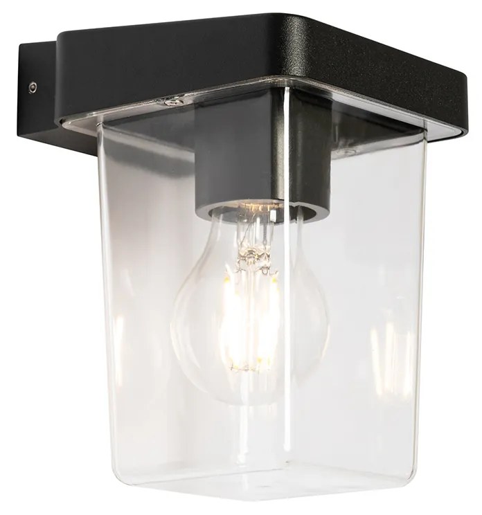 Candeeiro de parede exterior moderno preto IP54 - Chimay Moderno
