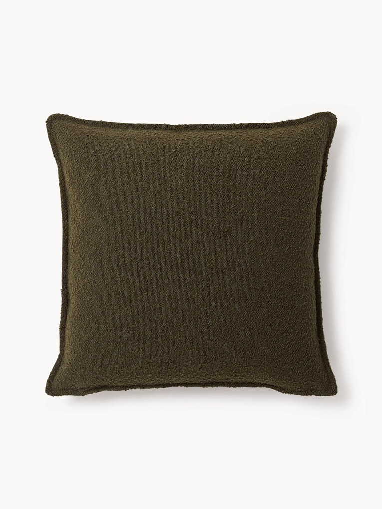 Large Bouclé Sofa Cushion Lennon, 60 x 60 cm