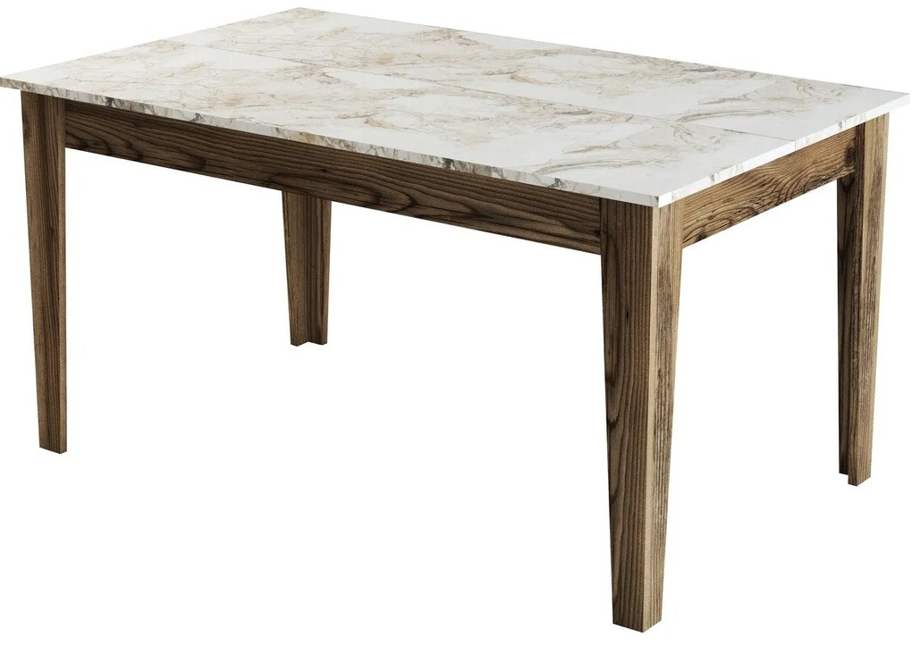 Conjunto de Mobiliário de Sala Milan500 – Nogueira e Branco – Cómoda 1