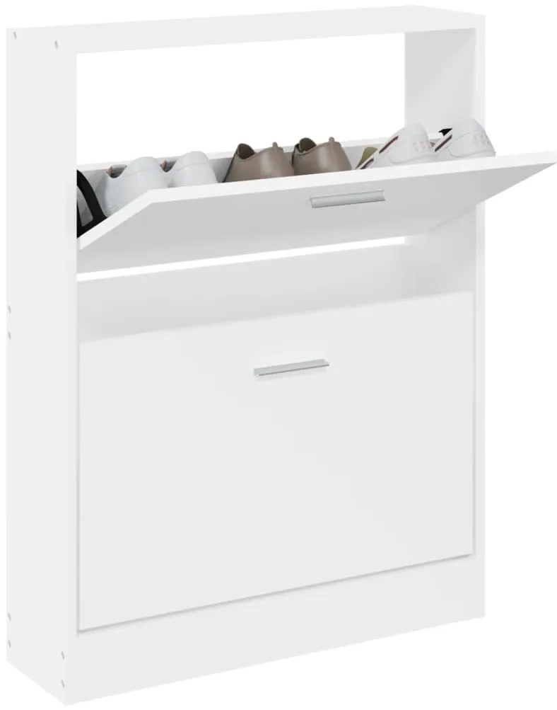 Sapateira 59x17x81 cm derivados de madeira branco