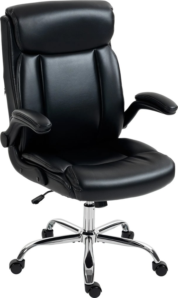 Cadeira de Escritório Ergonómica, 70 x 69 x 117 cm, Braços Eleváveis, Preto
