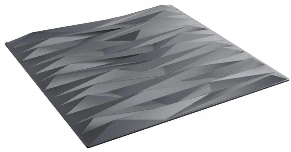 Painéis de parede 24 pcs 50x50 cm 6m² XPS pedra cinzento