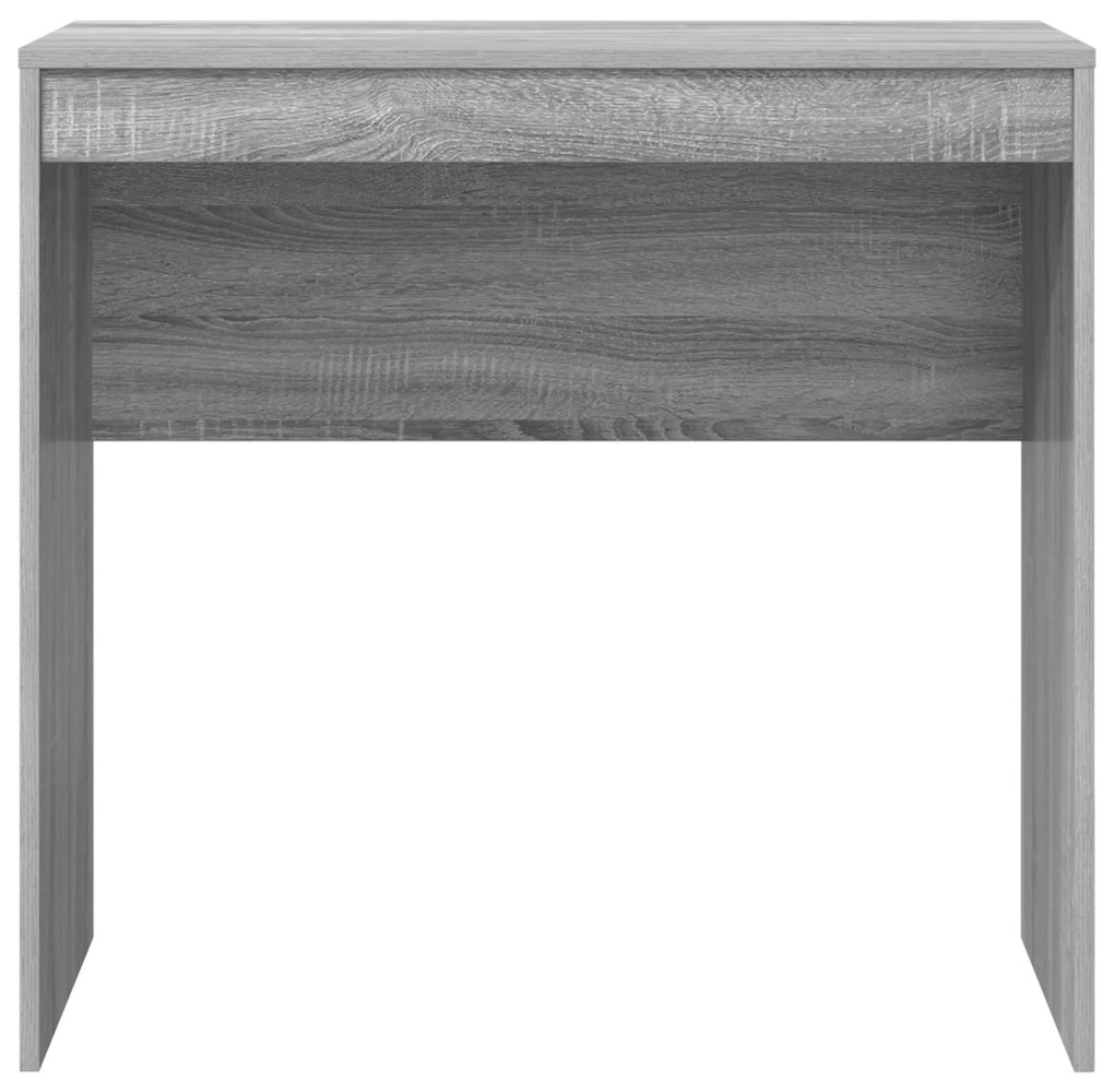 Escrivaninha Cinza sonoma Madeira técnica 80 x 40 x 76 cm Simples