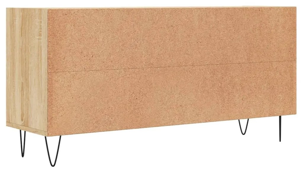 Armário de TV 103,5x30x50 cm derivados madeira carvalho sonoma