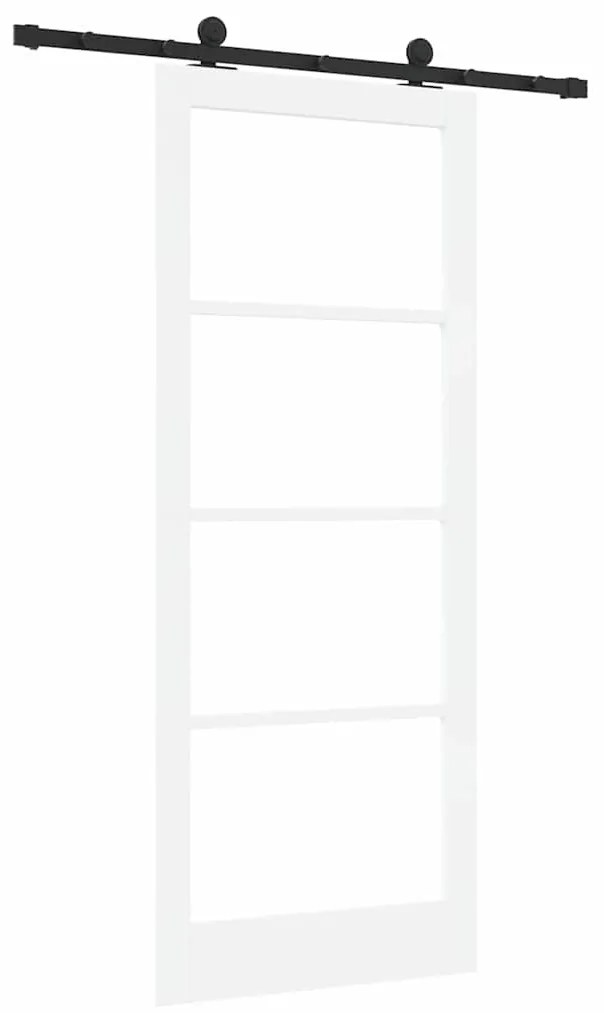 Porta Deslizante vidaXL com Conjunto de Hardware 'ORKDAL'Branca 86x211
