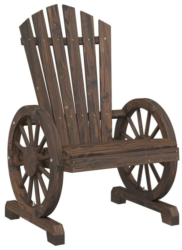 Cadeiras Adirondack para jardim 4 pcs madeira de abeto maciça