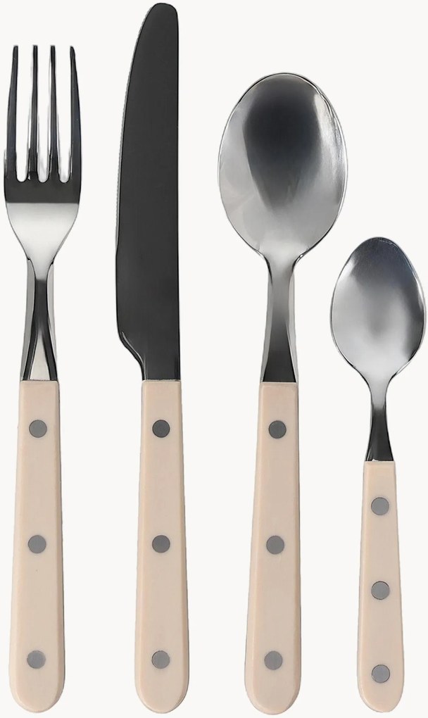 Conjunto de talheres em aço inoxidável Sierra, 4 pessoas, conjunto de 16