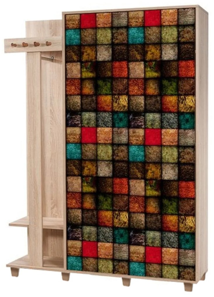 Hall Stand Garmanto – Sonoma Oak – 135x192x36 cm