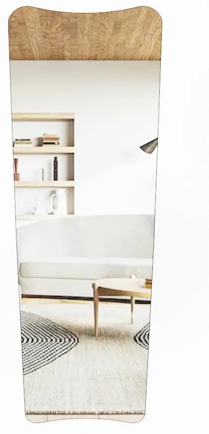 Espelho Cheval Vitros – Transparente/Preto – 55 cm x 150 cm