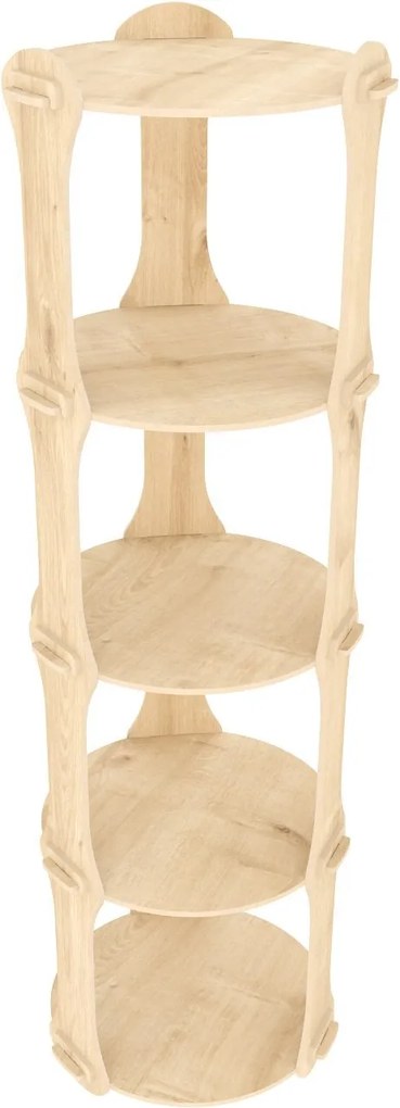 Estante Yuvar – Carvalho – 138x39x39 cm