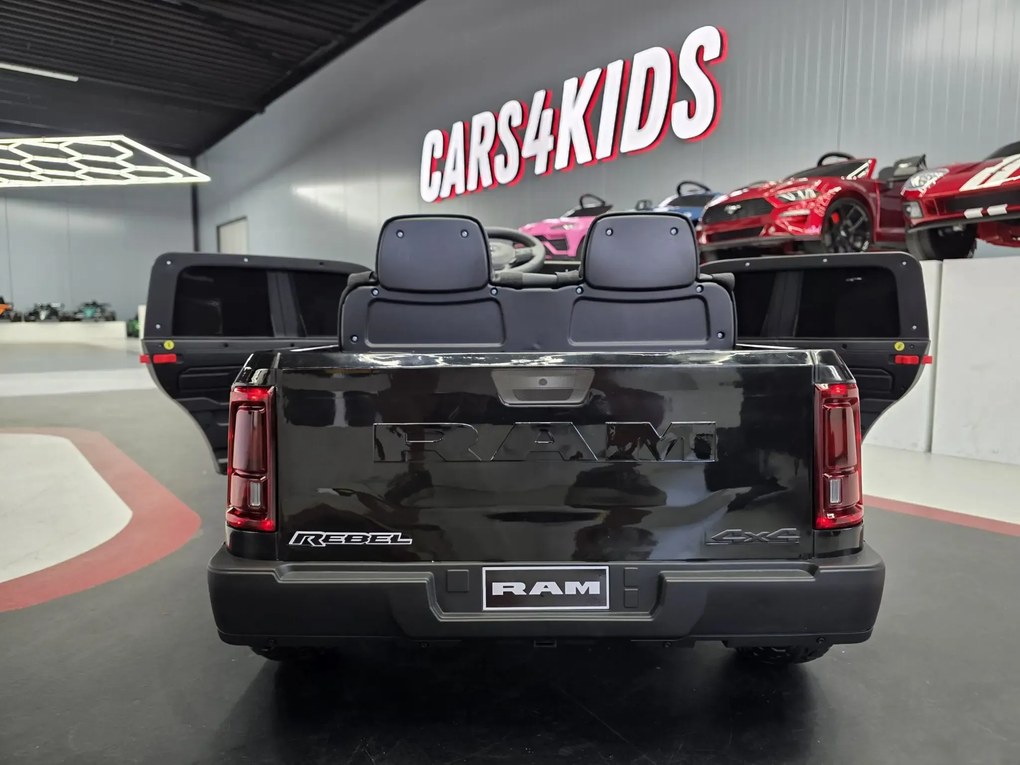 Carrinha Infantil bateria Dodge RAM 12V, Rodas EVA preto