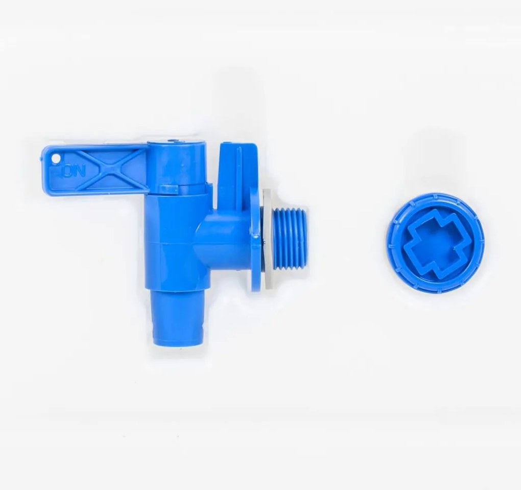 Recipiente água c/ torneira e dispensador de sabão 15L plástico