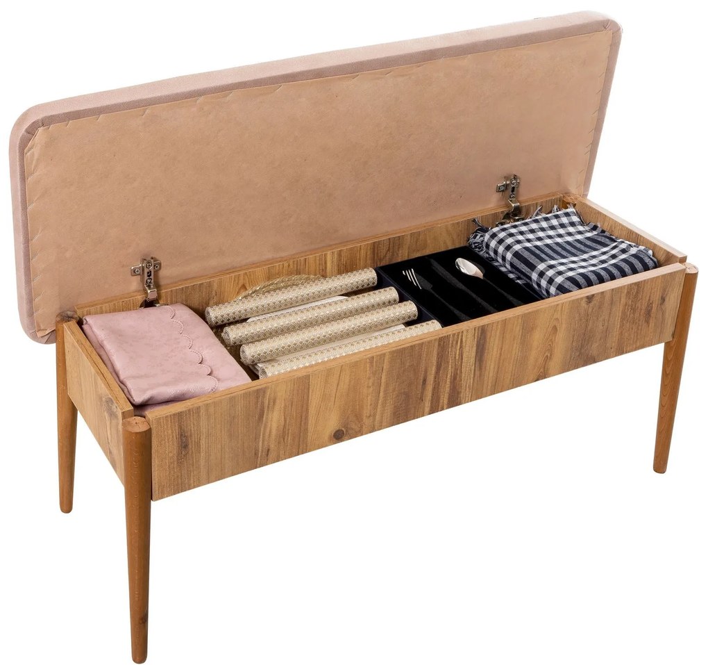 Conjunto de Mesa de Jantar Extensível e Cadeiras Vina – Pinho Atlântic
