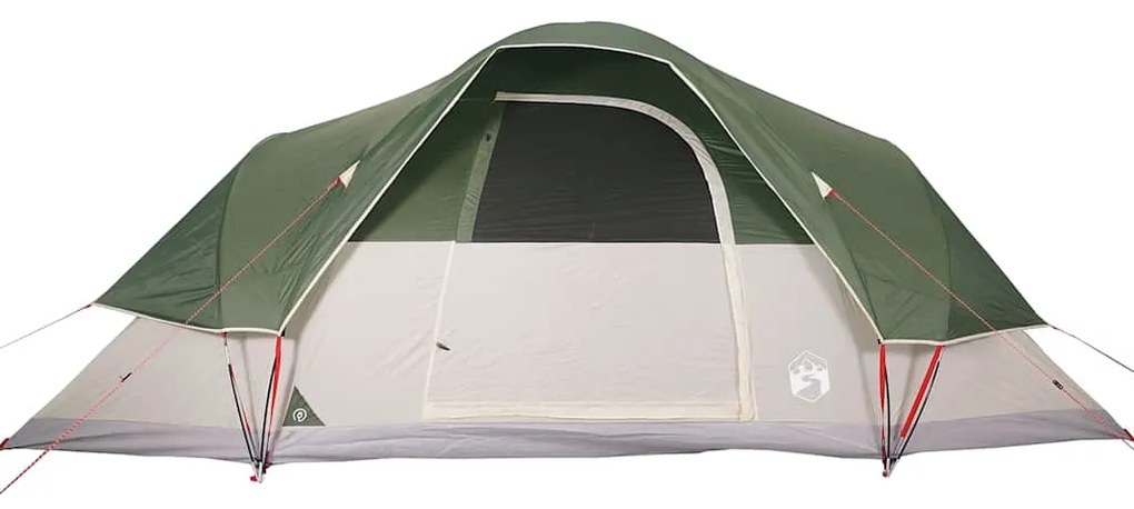 Tenda familiar em cúpula para 9 pessoas impermeável verde