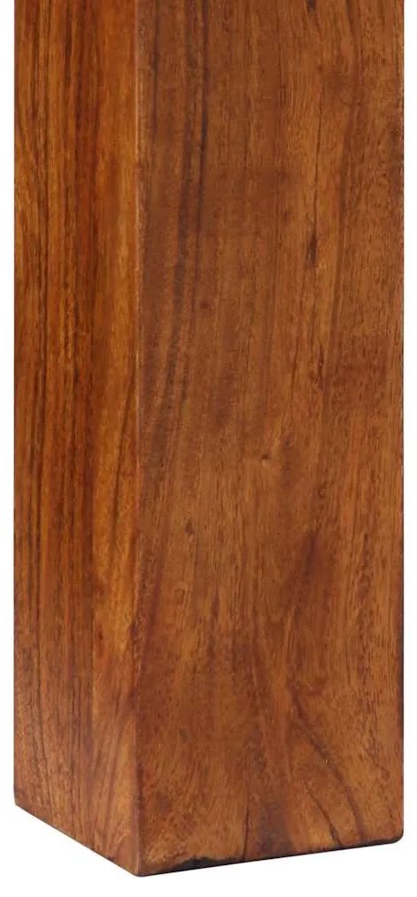Mesa de consola 80x35x75 cm Madeira maciça Acácia