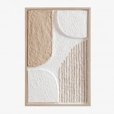 Quadro Decorativo 40x60 Cm Em Relevo Guerliot B - Sklum